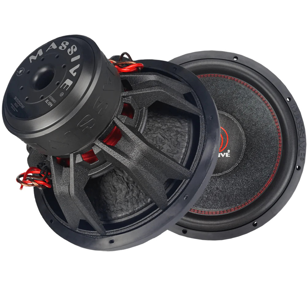 MASSIVE AUDIO SUMMO 15" DUAL 4OHM 1.5" 1500W RMS SUBWOOFER
