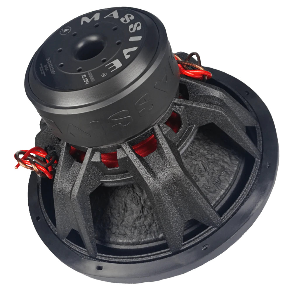 MASSIVE AUDIO SUMMO 15" DUAL 4OHM 1.5" 1500W RMS SUBWOOFER
