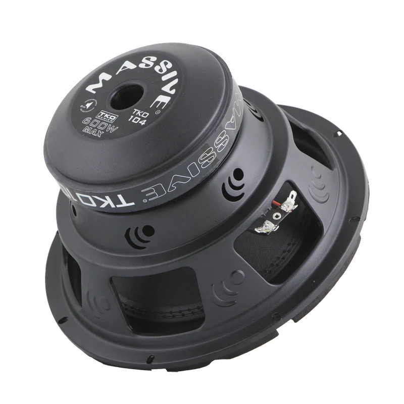 MASSIVE AUDIO 10" DUAL 4 OHM 600W SUBWOOFER
