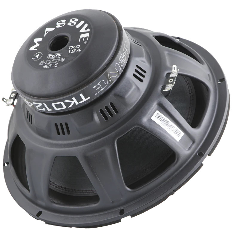 MASSIVE AUDIO 12" DUAL 4 OHM 600W SUBWOOFER