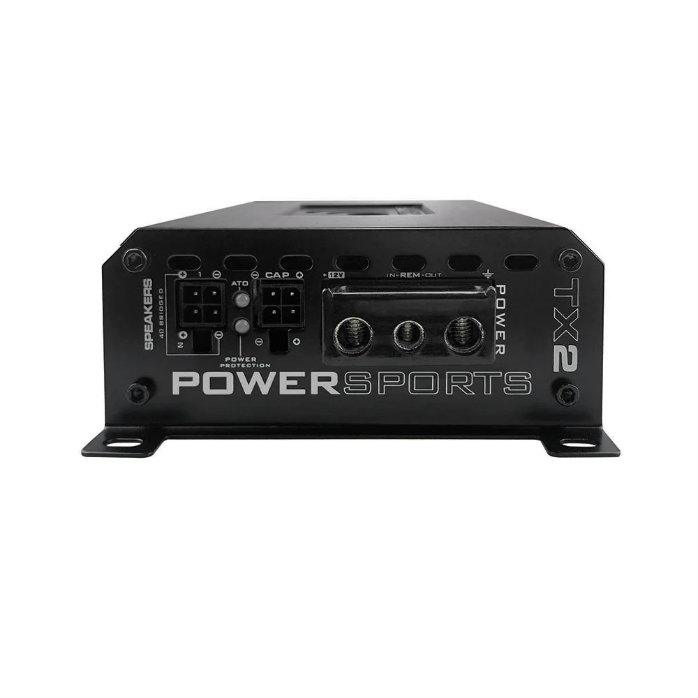 MASSIVE AUDIO TRIDENT SERIES MARINE GRADE DURA COATED AMPLIFIER 120W X 2 RMS