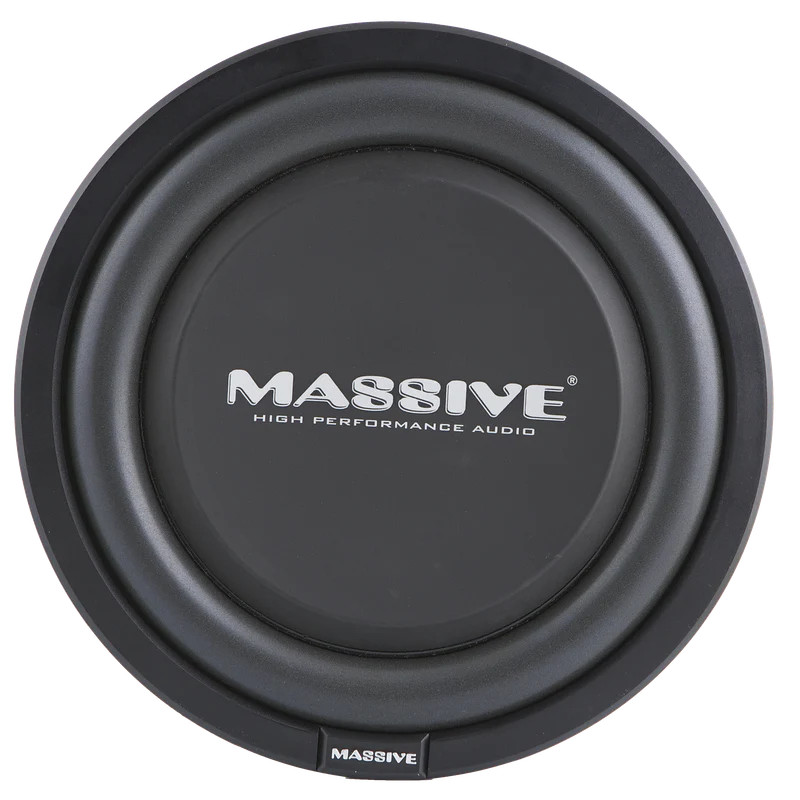 MASSIVE AUDIO 12" SHALLOW MOUNT DUAL 4 OHM 600W SUBWOOFER - 3" MOUNTING DEPTH