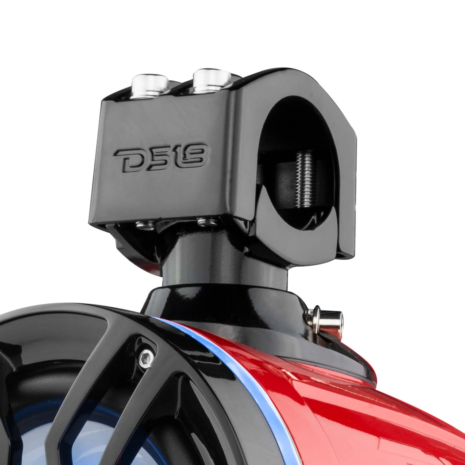 DS18 HYDRO 6.5" MARINE TOWERS WITH INTEGRATED RGB LED LIGHTS - RED