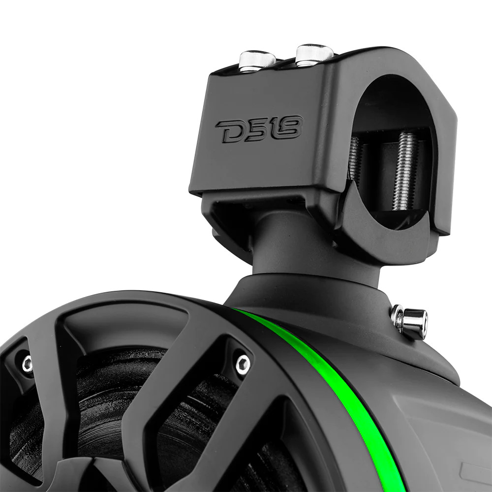 DS18 HYDRO 8" MARINE TOWERS PRO HYBRID TWO WAY MIDRANGE SPEAKERS WITH CS8 COVERS BLACK