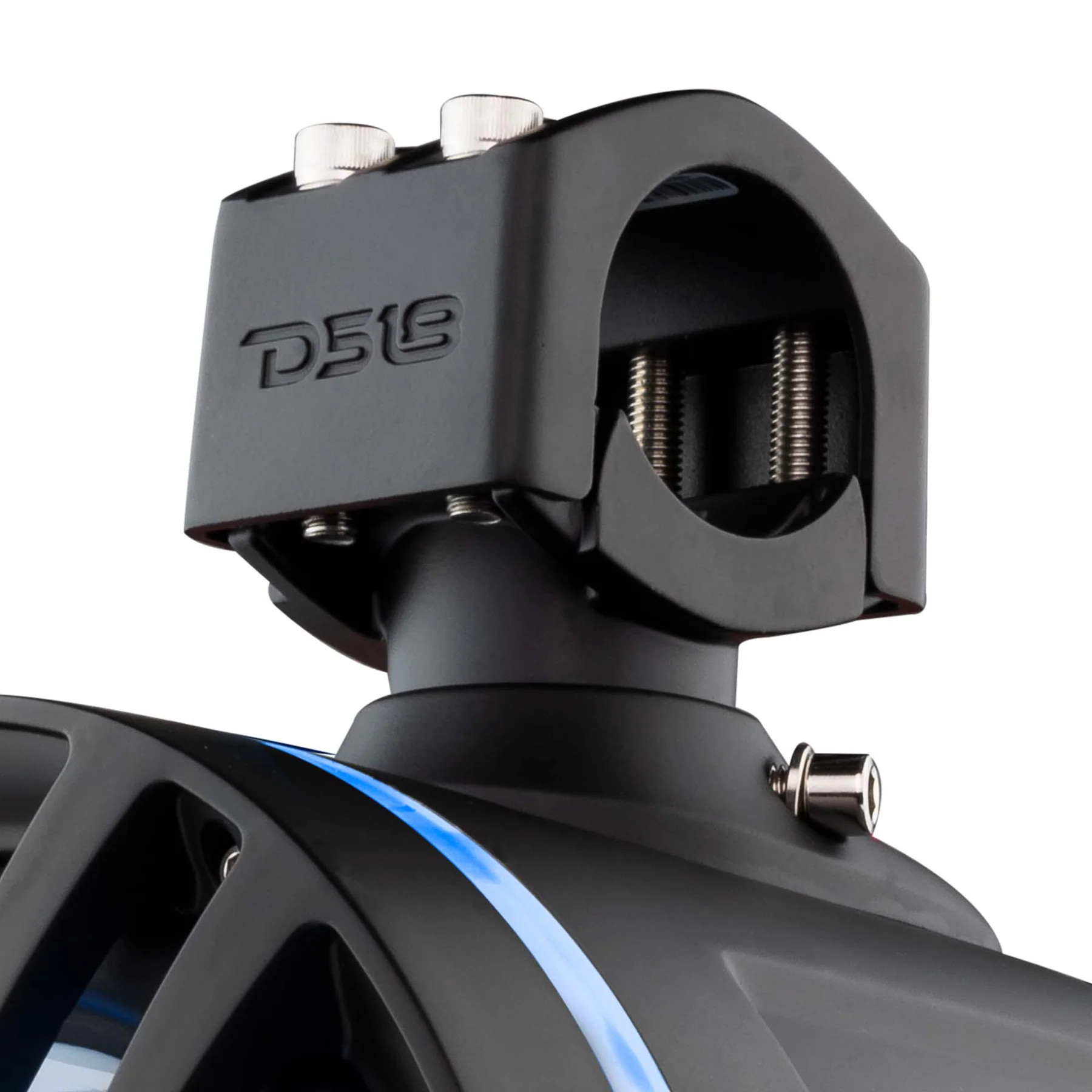 DS18 HYDRO 8" MARINE TOWERS WITH INTEGRATED RGB LED LIGHTS 375W - BLACK