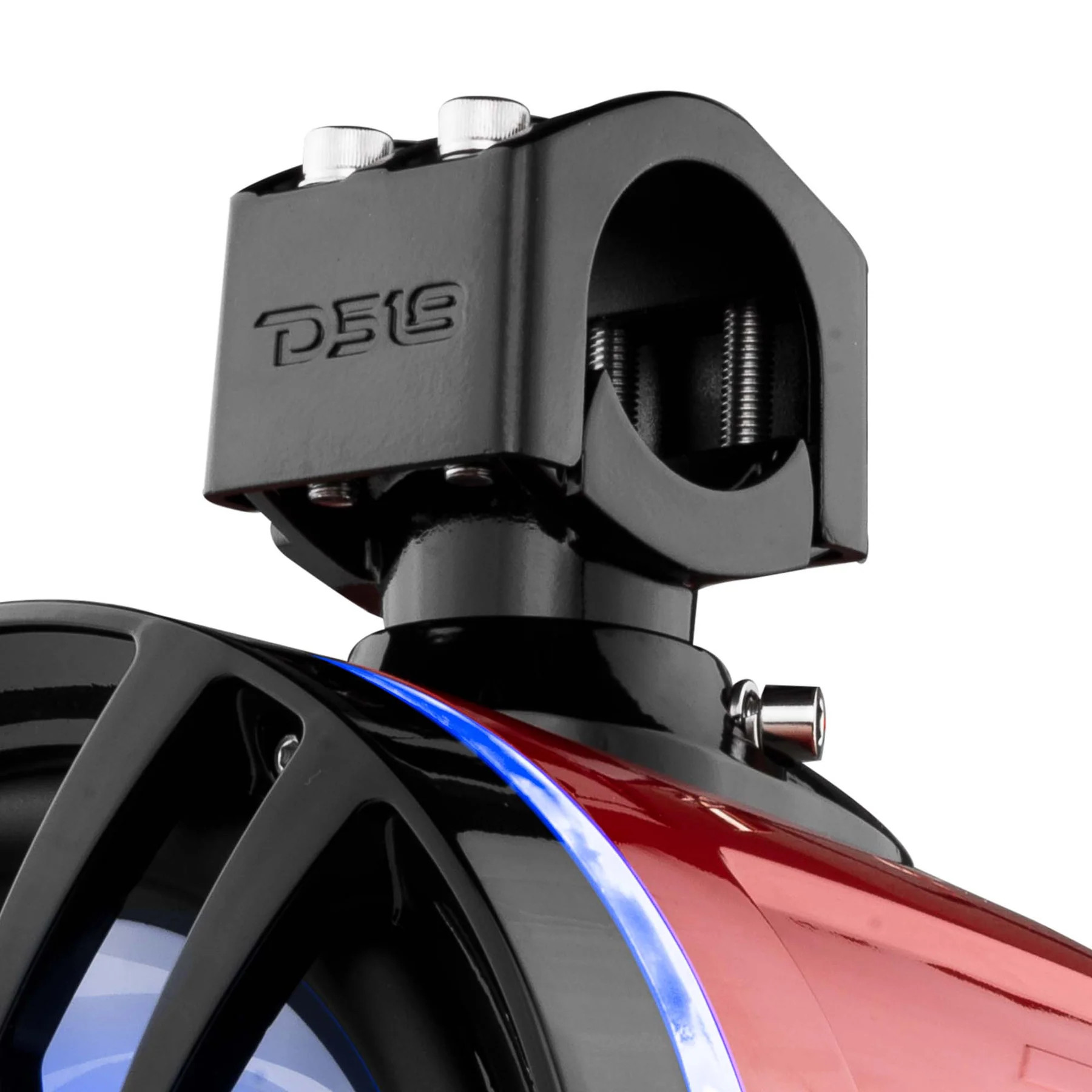 DS18 HYDRO 8" MARINE TOWERS WITH INTEGRATED RGB LED LIGHTS 375W - RED