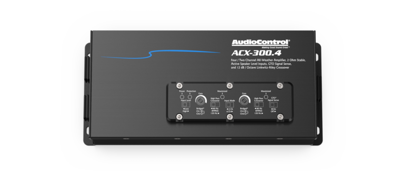 AUDIOCONTROL ACX-300.4 300 Watt 4 channel Amplifier All-Weather