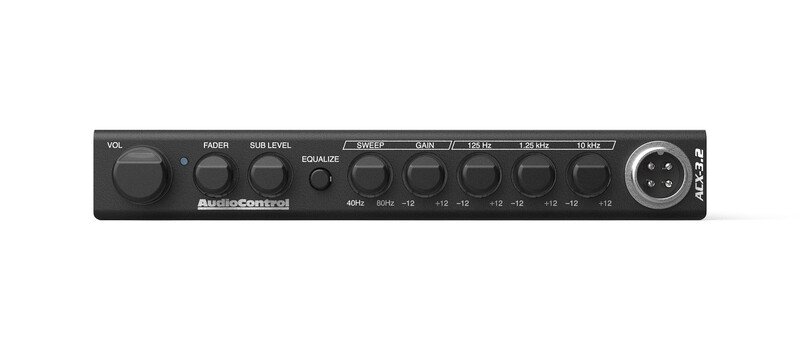 AUDIOCONTROL All-weather equalizer & crossover with paging mic