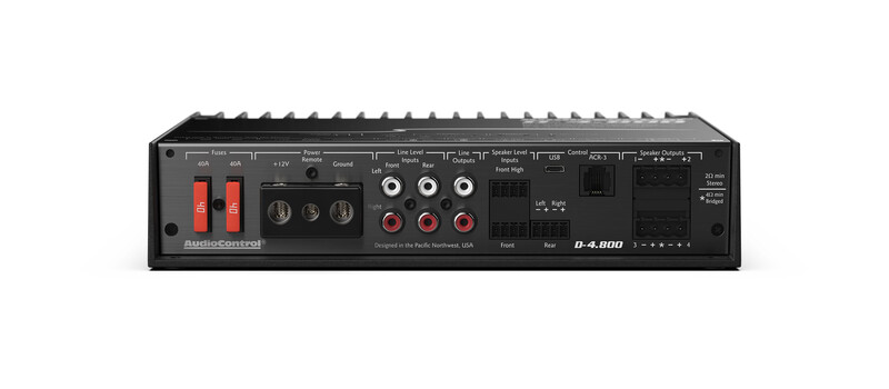 AUDIOCONTROL D-4.800 4/3/2 Channel Amplifier with Matrix DSP