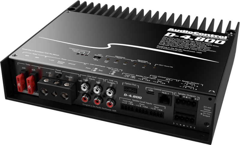 AUDIOCONTROL D-4.800 4/3/2 Channel Amplifier with Matrix DSP