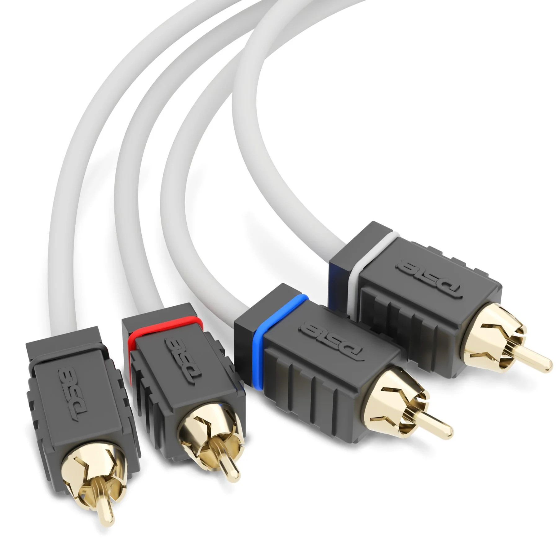 DS18 Marine Tinned OFC 25 Feet RCA 4 Channel