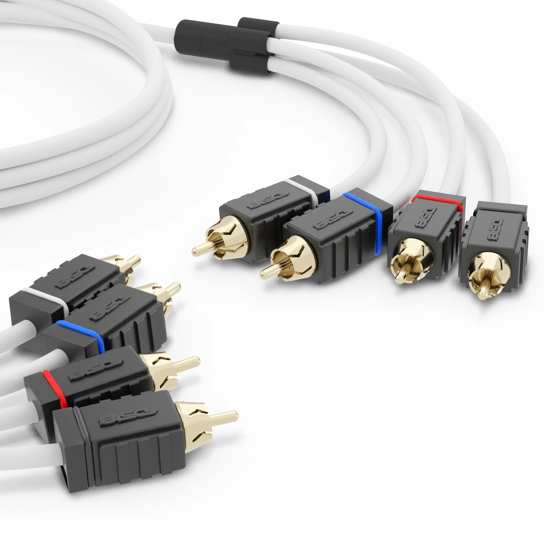 DS18 Marine Tinned OFC 6 Feet RCA 4 Channel