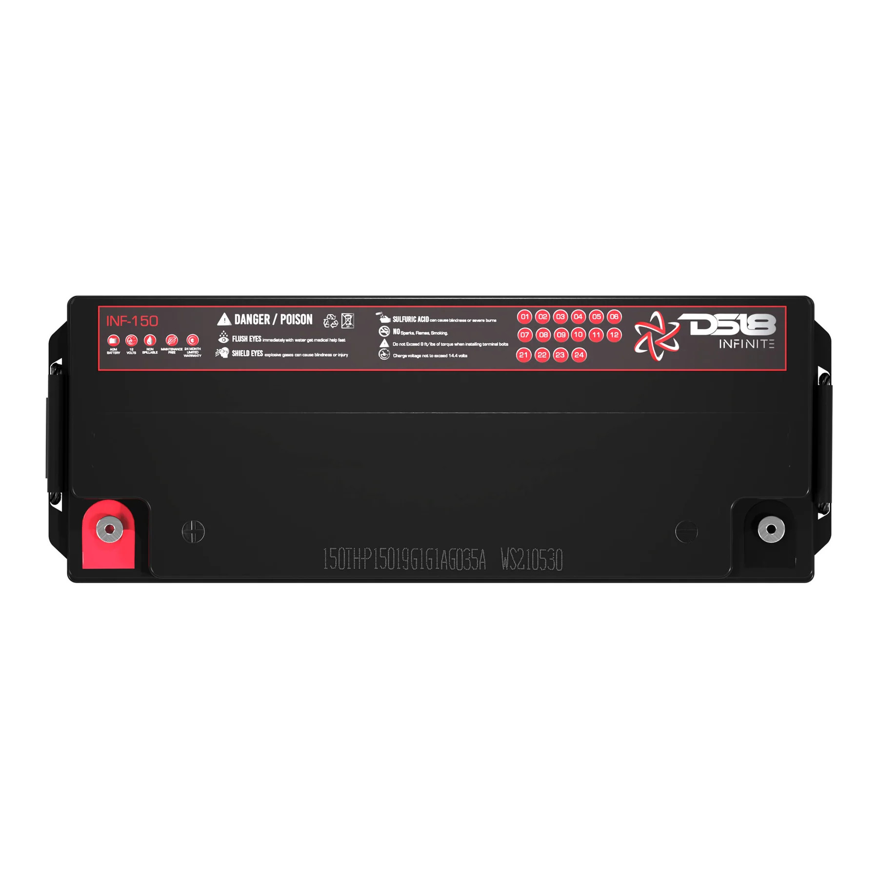 DS18 INF-150 INFINITE 150 AH AGM Power Cell Battery