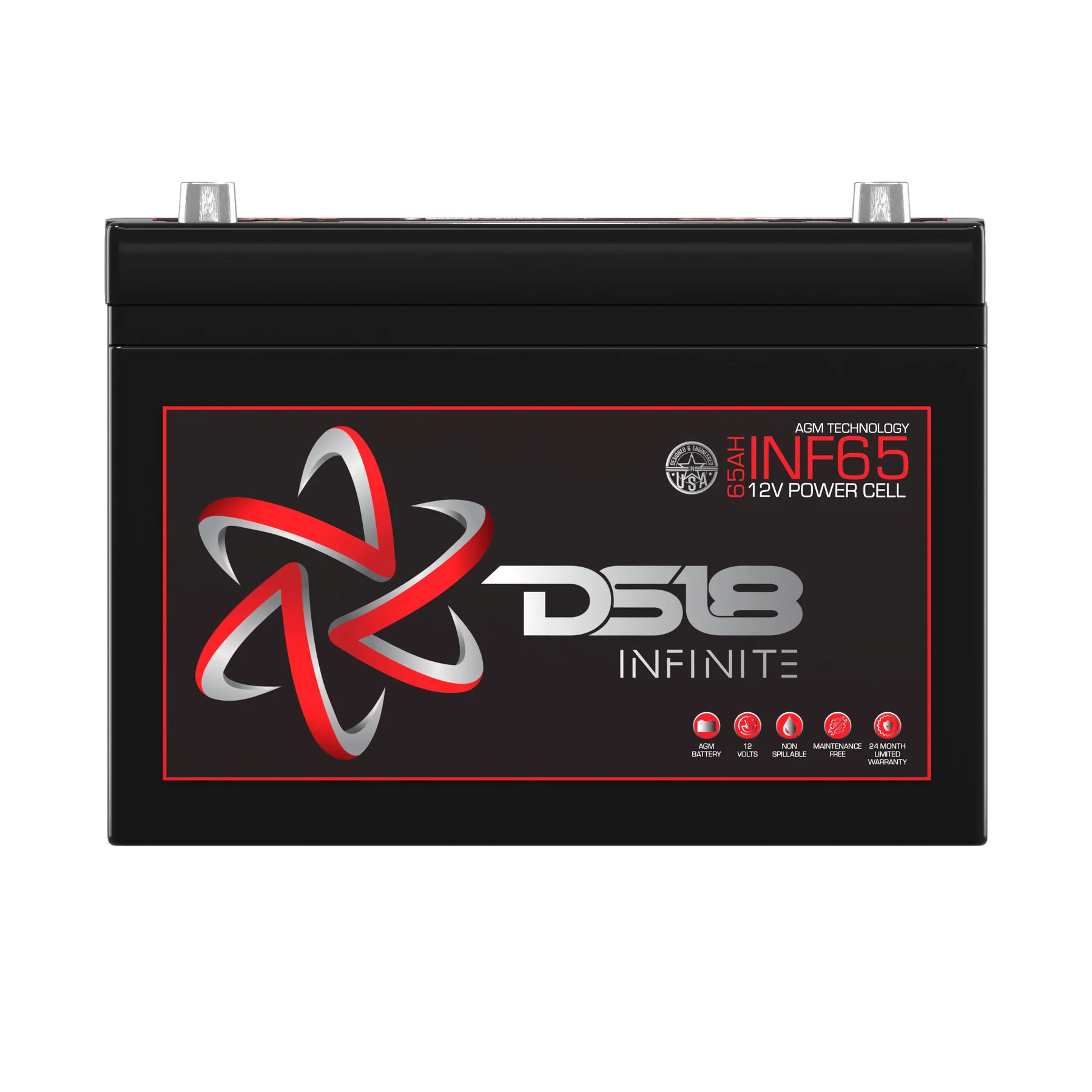 DS18 INFINITE 65 AH AGM Power Cell 12 Volt Battery