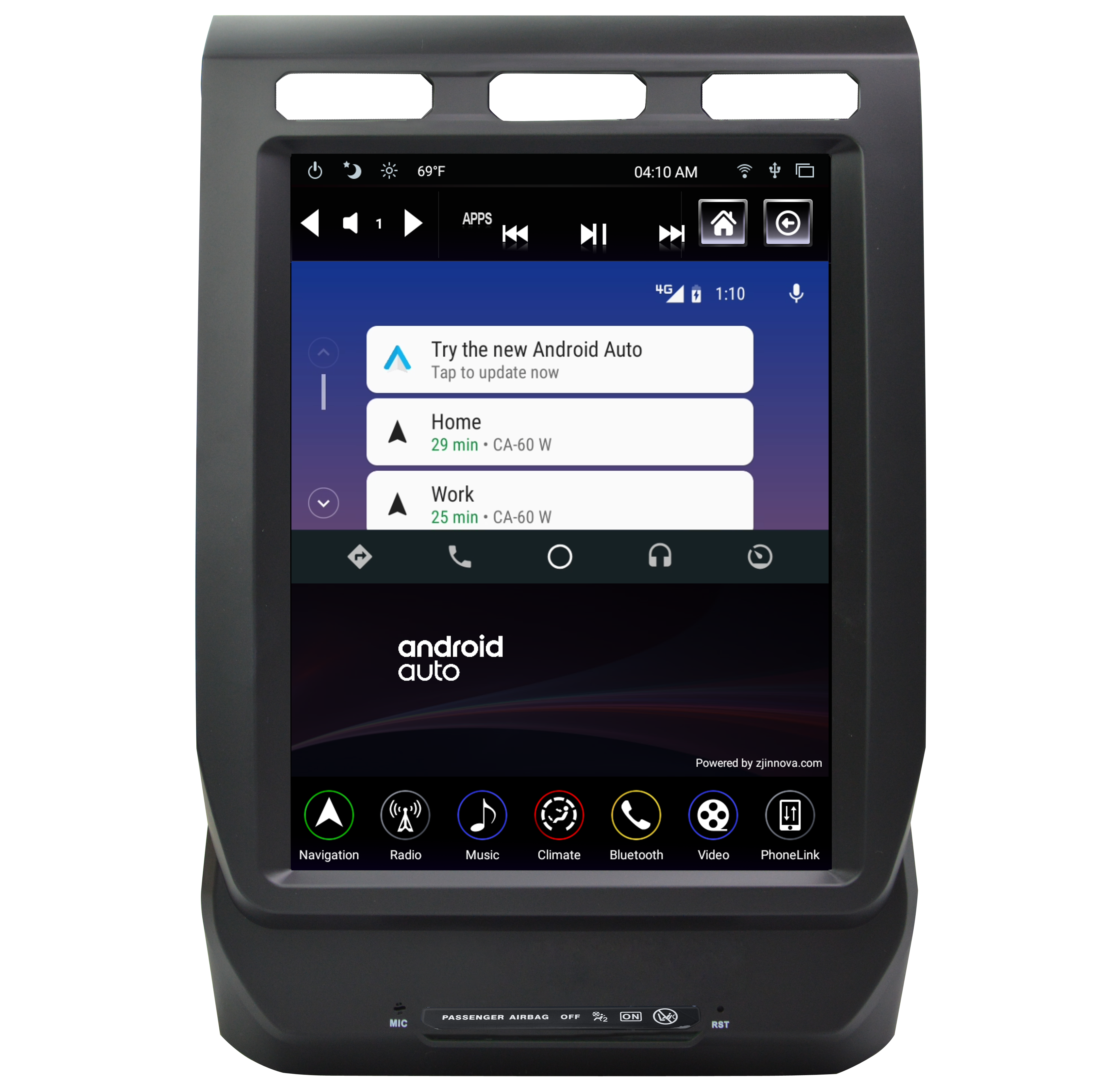 LINKSWELL 2018-2021 Ford Expedition IGO NAVIGATION, Android 9.0 w/HDMI Out, T-Style Ford Expedition 12.1" Radio/Tablet - GEN5