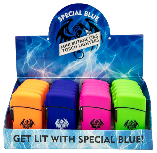 Special Blue Classic Rubber Mini Torch