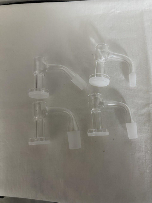 International Glass White Bottom Quartz Terp Slurper Banger