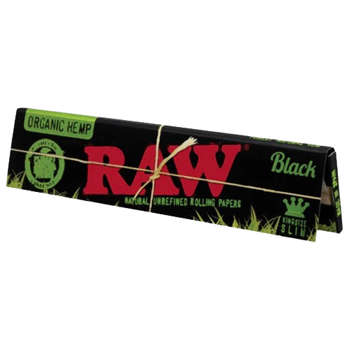 Raw Black Organic H King Size Slim Rolling Papers