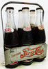 Pepsi-Cola Six Pack Aluminum Bottle Carrier with Bottles