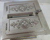 National Cash Register Receipt Ticket Box w/Key Fully Restored Nickel Plated  Finish