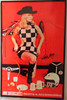 Shelby Racing Parts / Blonde Model metal Sign Autographed Carroll Shelby