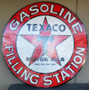 Texaco Gasoline 48" Double Sided Metal Sign