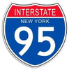 Interstate 95 New York Metal Sign 25" by 24"