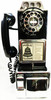 Automatic Electric Pay Telephone 3 Coin Slot 1950's Rotary Dial Operational #4