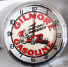 Gilmore Double Red Neon Clock 18"