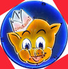 Piggly Wiggly Laser Cut Advertising Neon Image Metal Sign (not real neon)