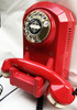 Automatic Electric Red Thermalite Monophone Telephone AE50 Jukebox