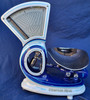 Stimson Detroit Model 40 2 Pound Blue/White Candy Scale ( Leaner ) circa 1930