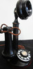 Western Electric Black Bullnose Candlestick Rotary Dial Telephone Circa 1915