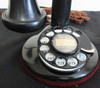 Western Electric Black Bullnose Candlestick Rotary Dial Telephone Circa 1915