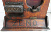 ZENO Chewing Gum 1c Oak Cabinet Dispenser, Circa 1890