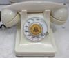 Western Electric White Thermoplastic Model 302 Telephone