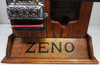 ZENO Chewing Gum 1c Oak Cabinet Dispenser, Circa 1890 #2