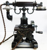 Ericsson Skeletal Desk Telephone "Eiffel Tower" Phone Circa 1895 #5