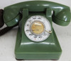 Western Electric Green Thermalite Model 302 Telephone Restored 1940's