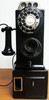 Automatic Electric Pay Telephone 3 Coin Slot 1930's Black Fully Restored #2
