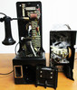 Automatic Electric Pay Telephone 3 Coin Slot 1930's Black Fully Restored #2