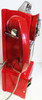 Automatic Electric Three Slot Red Pay Telephone 1950's Operational met Coil Line