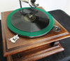 Victor V Phonograph with Original Oak Spear Tip Horn circa 1905 Fully Restored