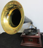 Victor IV Phonograph with Brass Bell Horn circa 1905 Fully Restored