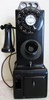 Western Electric Pay Telephone 3 Coin Slot 1930's Black Fully Restored