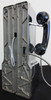 Gray Station Chrome Pay Telephone 1940's Fully Restored Black