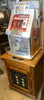 Mills 25c Silver Palace Slot Machine / Oak Stand Original Circa 1950