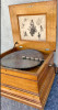 Regina Music Box Oak Deluxe Cabinet with Drawer
