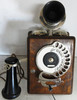 Strowger Automatic Electric Wood Dial Phone circa 1907 Operational 