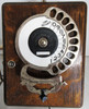 Strowger Automatic Electric Wood Dial Phone circa 1907 Operational 